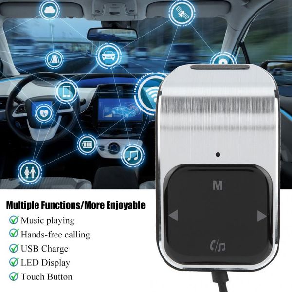 

fm transmitter car mp3 player bt hands-speaking dual usb fast charging fm transmitter araba aksesuar car accessories new