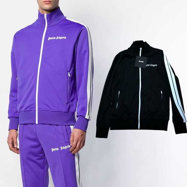 

Palm angel zipper hoodie jacket men cardigan hoodie weat hirt triped ide hip hop jacket jogger track uit hoodie pxg1108