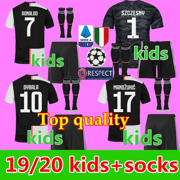 

2019 2020 dybala occer jer ey 19 20 chiellini buffon football hirt kid boy kit child juventu ronaldo third away 3rd ram ey goalkeeper ea
