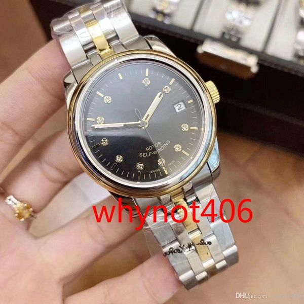 

Супер человек 36мм автоматические механические часы 56003-68063 золотое кольцо золото