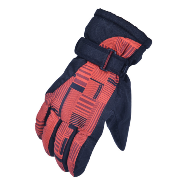 

waterproof gloves ladies non-slip touch screen ski fashion riding women gloves new winter mens warm and wind-proof, Black