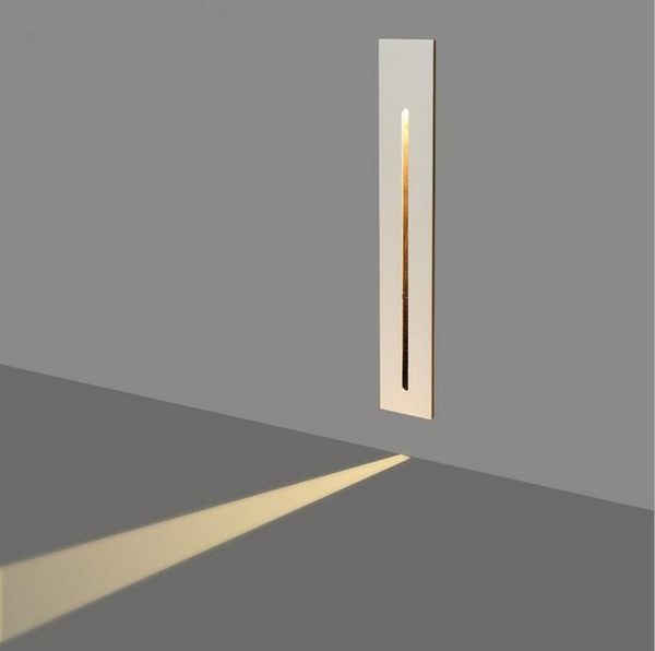 

3w rece ed led tair light ac85 265v indoor corner wall light tep decoration lamp hallway tairca e lamp with cree chip