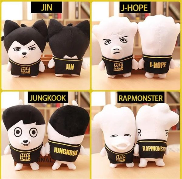 

stuffed animals plush toy youpop kpop korean fashion bts bangtan boys plush doll cute cartoon toy boyfriend kid christmas gifts