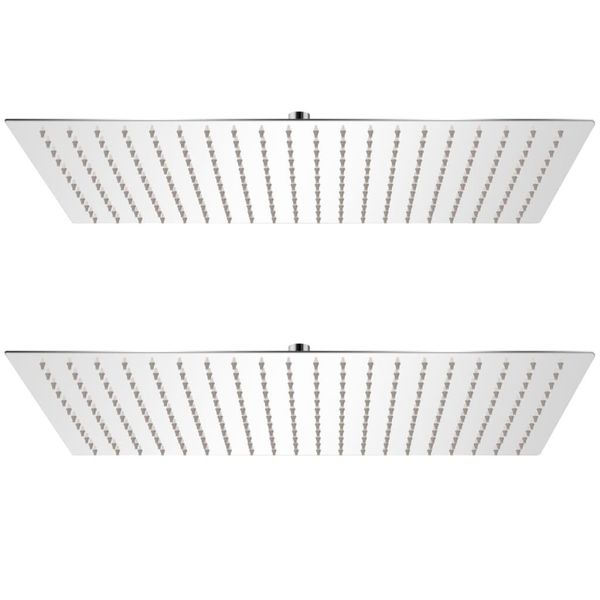 

rain shower head 2 pcs stainless steel 30x50cm bathroom storage organization