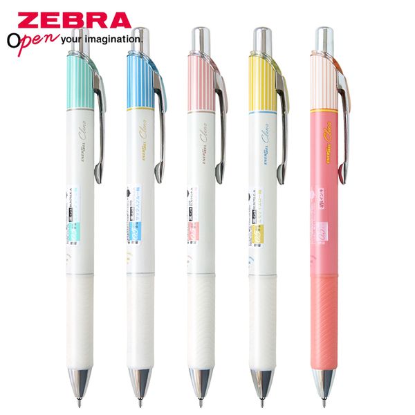 

1pcs pentel energel gel pen quick drying kawaii pen stripe clena bln75l press color pens for school student stationery 0.5mm