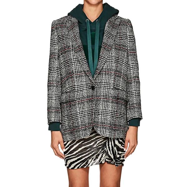 

women trench fashion loose thin sweater blazer, Tan;black