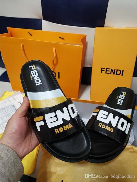 

2018 год дизайнер сандалии женщин сандалии конструктора горок тавра полосатых сандалии причинного лето huaraches тапочек флип-флоп тапочек, Black