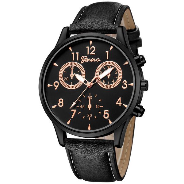 

new luxury watches mens vintage leather strap designer watch casual man numbers dial wristwatches clock reloj hombre 9 colors