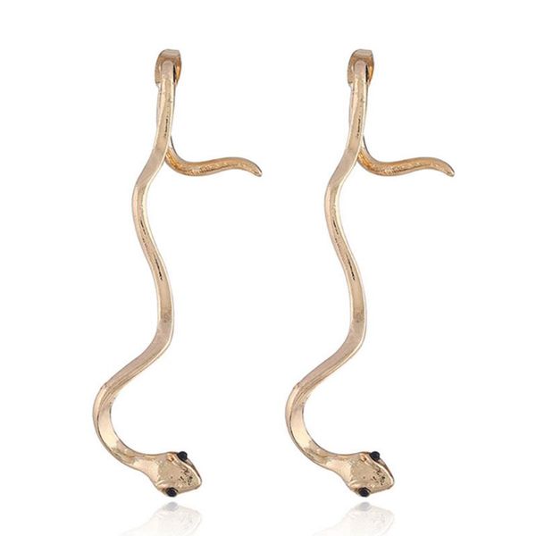 

women earrings snake shape jewelry charms fashion vintage antique ear cuff punk, Silver