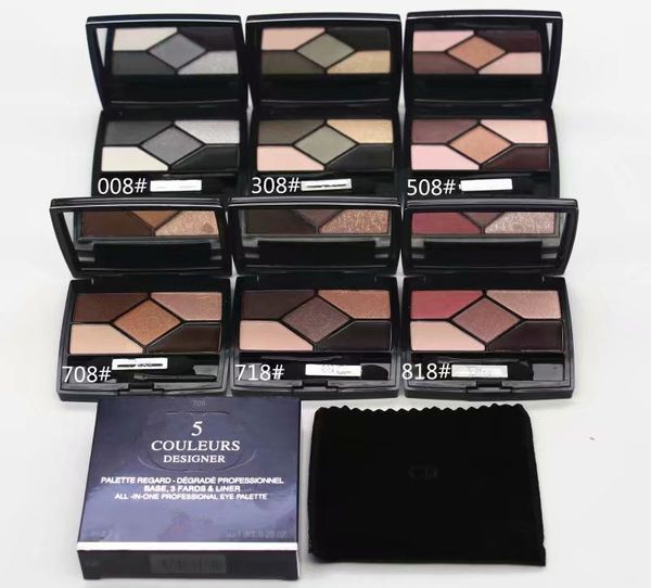 

2020 new makeup eyeshadow 5 color eye shadow plates lift serum enriched eyeshadow 5.7g 6pc