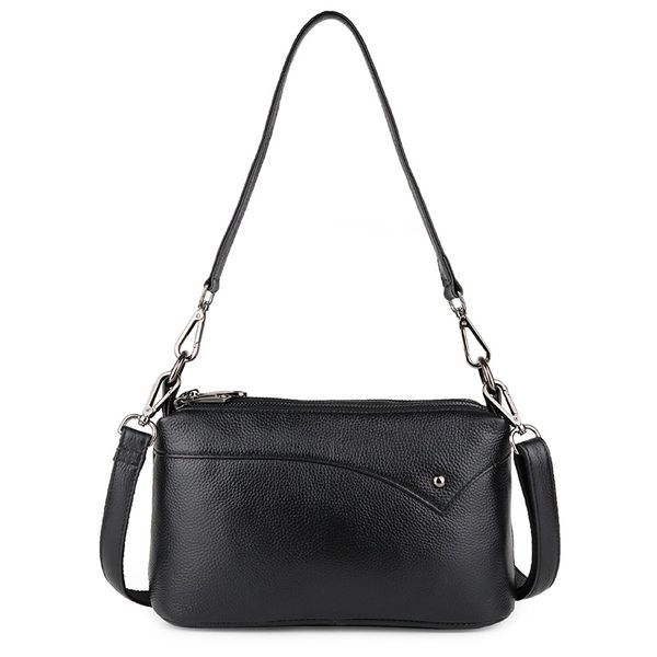 

new women shoulder bag genuine leather purses and handbags daily black crossbody bags for women messenger bag