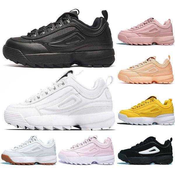 

new fashion disruptors triple white black grey pink women men special section sports sneaker increased jogging running shoes size 36-45