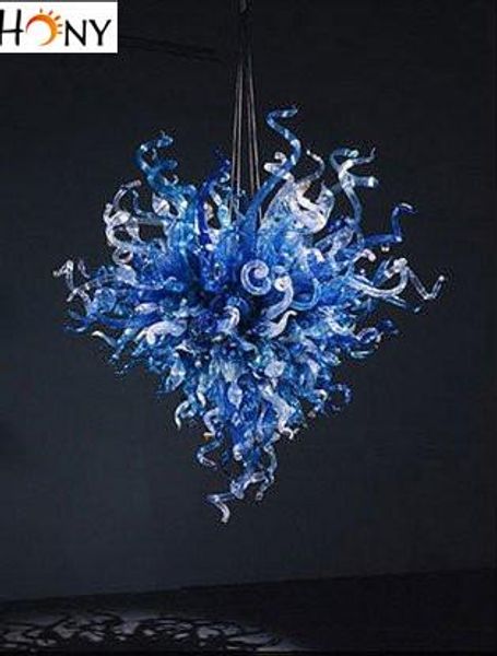 

Free Shipping Modern Blue House Italian Design Modern Murano Glass Chandelier Lighting