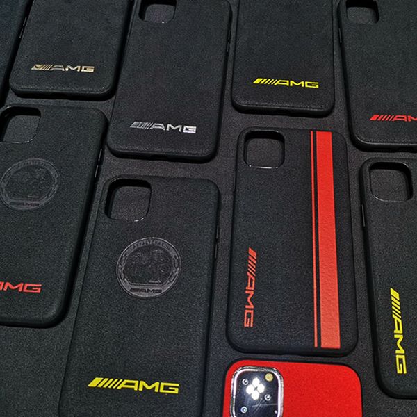 

Включите меховую Soft TPU телефон Case бенз AMG желтый, красный для Iphone 11Pro хз Макс XR 6 7 8Plus