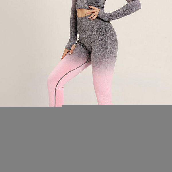 

2020 autumn spring rose grey leggings sport women fitness high waist fashion bodybuilding nylon running joggers pants trouers, Black