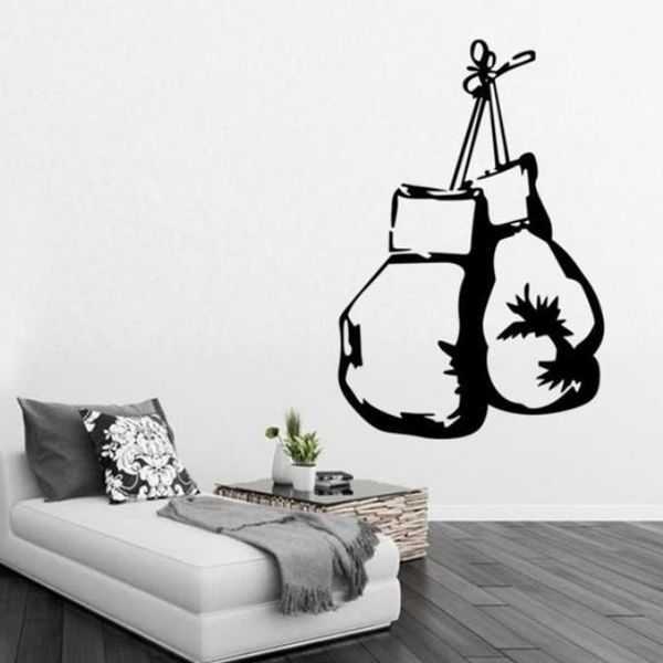 Boxing Glove Wall Sticker Anti Mold Moisture Mildew Mural Kitchen Bedroom Bathroom Wallpaper 60 40cm Quote Decals For Walls Quote Stickers For Wall