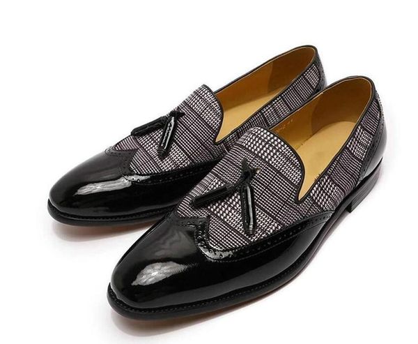 

men leather shoes low heel casual shoes dress brogue spring ankle boots vintage classic male casual ps551, Black