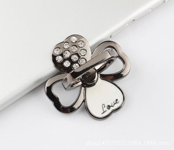 

быстрый новый cstystal clover подставка для телефона планшетный стол палец держатель гнезда для смартфона iphone samsung телефон держатель к