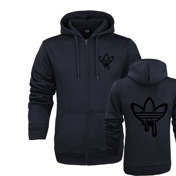 

2019 толстовок людей способа болвана печати adi печать толстовка толстовка мужчина hip hop ватки высокого качества balck hoody тонкой спорти, Black