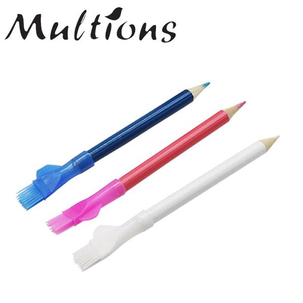 

3pcs erasable sewing chalk temporary tailor's chalk disappearing fabric marker pen fabric craft diy sewing tailoring accessories, Black