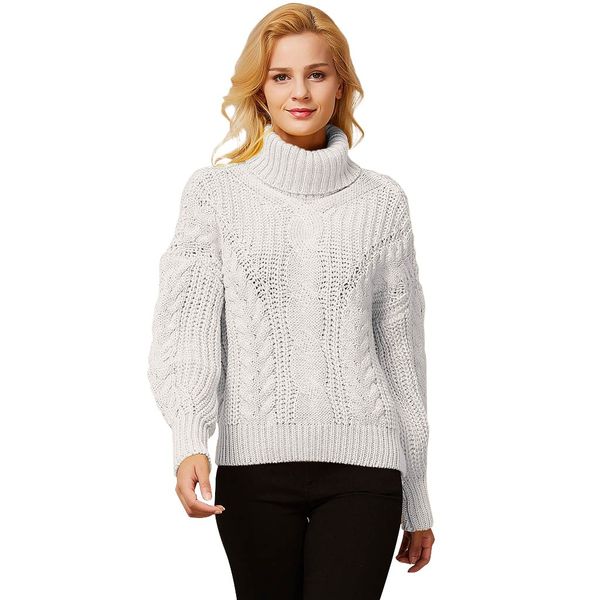 

korean style turtleneck women fashion ladies long sleeve turtle cowl neck knitted sweater wrap pullover sweater pull femme, White;black