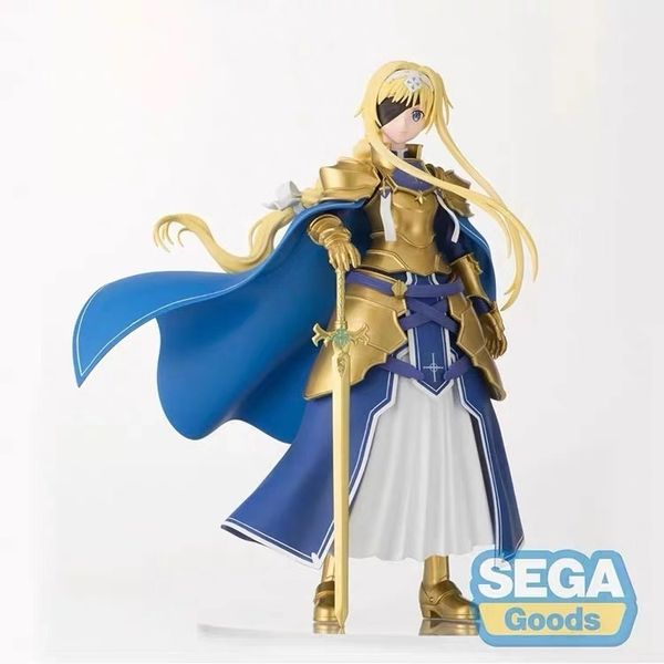 

sega sword art online alice acton figure pvc figurine toys figur t200413