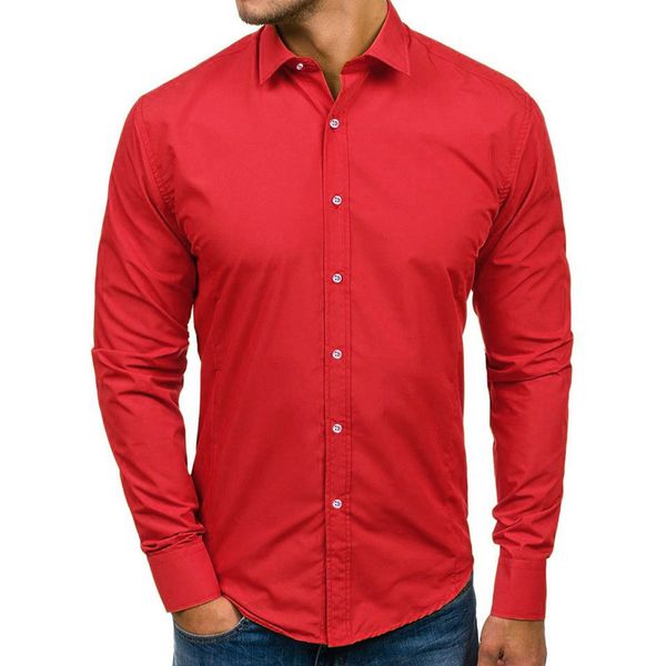 

new arrival men shirt cotton long sleeve dress shirt men casual business slim mens brand clothing camisa masculina drop shipping, White;black