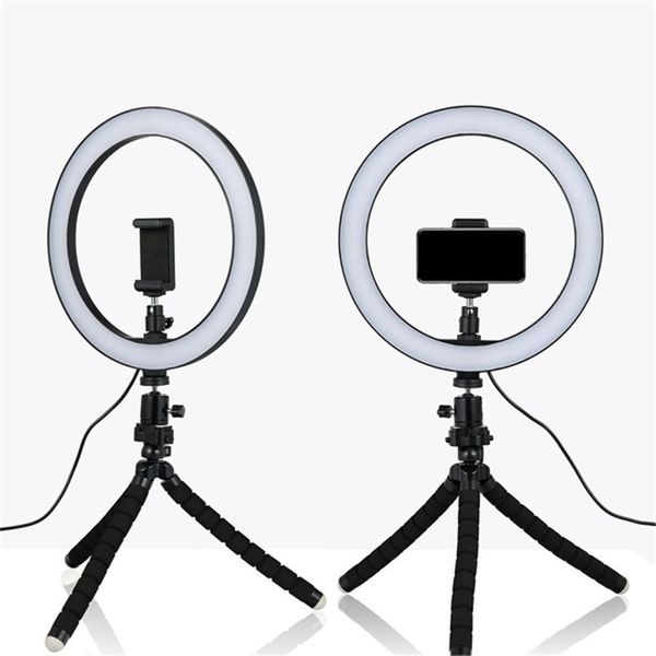 

tycipy selfie studio ring light led pgraphy 26cm p camera with sponge tripod holder for iphone samsung huawei xiaomi