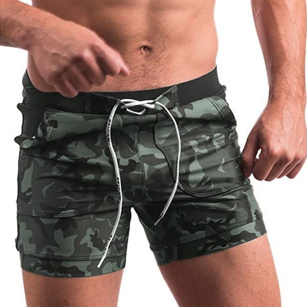 

camouflage mens swim briefs beach shorts men swim shorts swimwear swimming trunks underwear running boxer briefs pants#y4