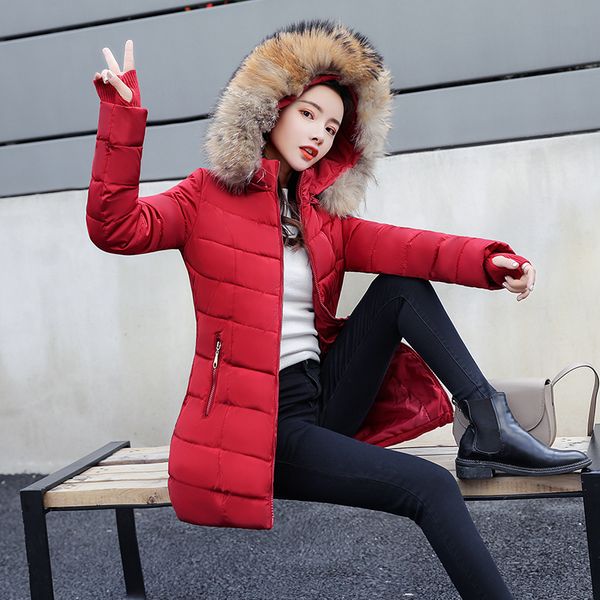 

parka women women's down jacket big fur hooded parka long coats women's winter jacket warm thicken female plus size 3xl, Tan;black