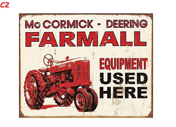 Farmall If It Aint Red Leave It in The Shed Tin Sign