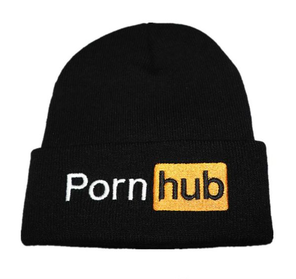 

высокое качество embroiderycap мужчины beanie шляпа pornhub hat логотип зимняя шапочка skullies cap мужчины женщины теплые шапки вязаные шап, Blue;gray