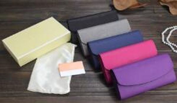 

2018 europe and the united states fashion ladies wallet three fold buckle cross pattern leather leather wallet bag covered large notes folde, Red;black