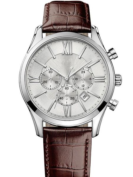 

new fashion individual men's watch 1513185 1513186 1513187 1513191 1513194 1513195 + original packing + wholesale retail + delivery, Slivery;brown