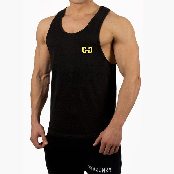 

muscle fitness fashion sports vest men' fitness running sleeveless outdoor training breathable fast dry vest, White;black