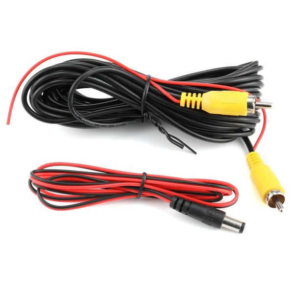 

6m video cable for car rear view camera universal rca 6 meters wire for connecting reverse camera with car multimedia monitor