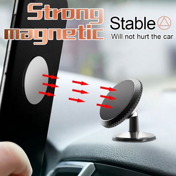 

latest small szie mobile phone stander 360 degree rotating car phone holder magnetic tall glasses aluminium phone holder