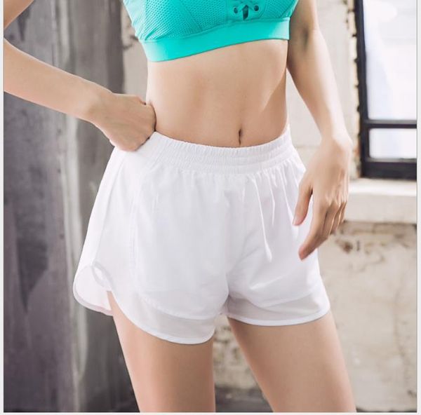 

running yoga pants женские двойные шорты женские быстросохнущие спортивные штаны противоизносные шорты для фитнеса, White;black