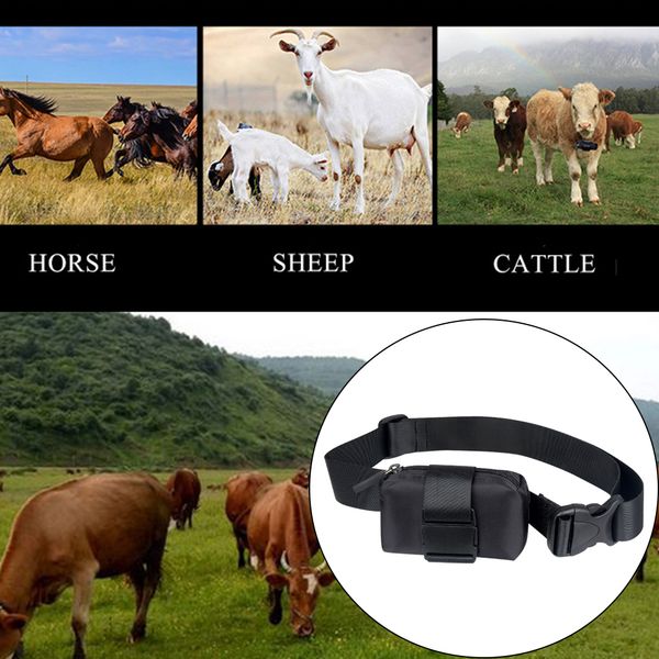 

wearproof pigs gps tracker collar protective waterproof bag cattle sheep animal grazing anti lost field universal adjustable