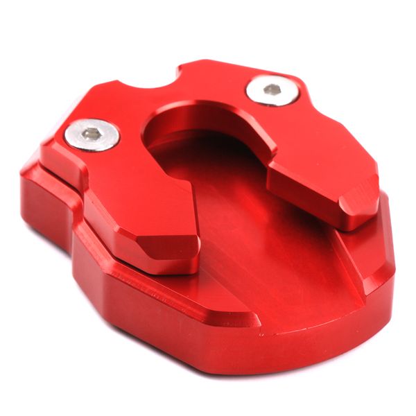 

kickstand side stand plate extension pad for yamaha nmax155 (red/blue