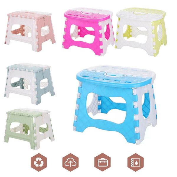 

portable folding chairs outdoor mini seat multifunction camping fishing picnic beach bbq children stool