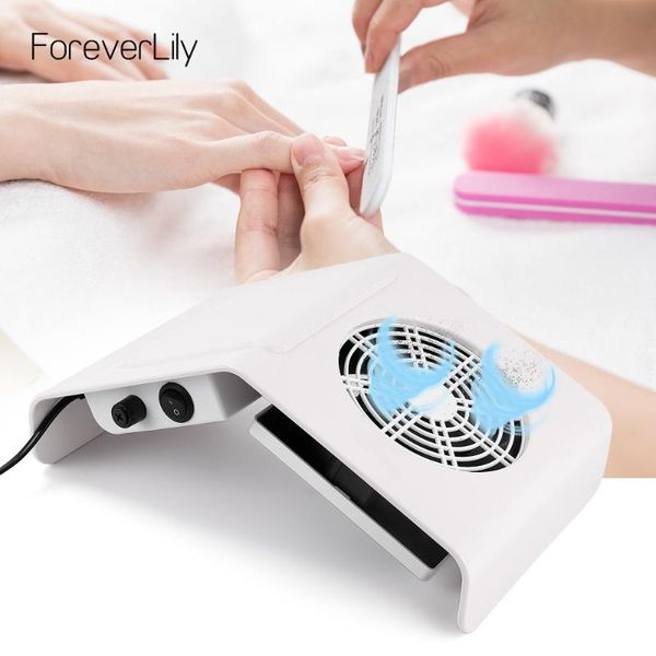 Equipamento de arte para unhas 40 W Coletor de pó Sucção Aspirador de pó Ventilador Manicure Máquinas-ferramentas Salão de beleza