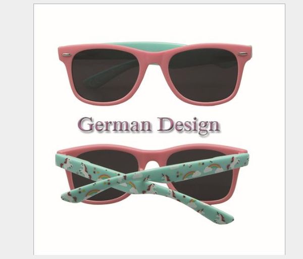 

european and american new colour spring leg girls tourist sunglasses for children, White;black