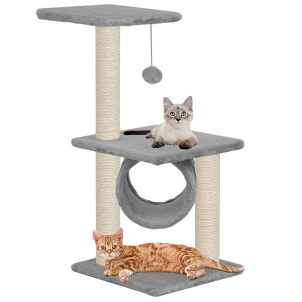 

cat scraper with sisal scraper post 65 cm gray other bird supplies