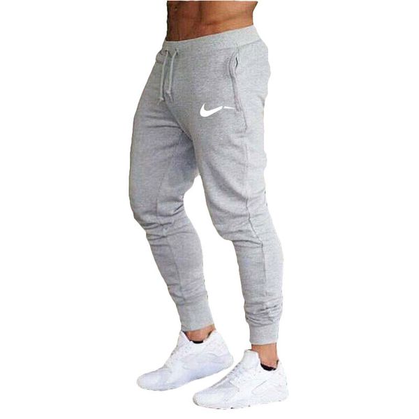 

2018 mens haren pants for male casual sweatpants fitness workout hip hop elastic pants men clothes track joggers man trouser, Black