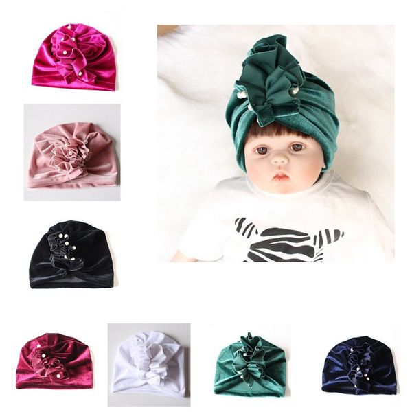 

1новый детские hat младенческой трикотажные мальчик девочка capcomfy бантом шапка зима теплая малышей шапочка cap 130102, Yellow