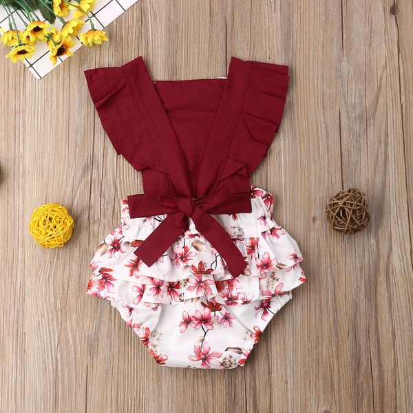 

0-2ого новоѬожденн infant baby girl flower lace одежда лаеѬ Ѭђкав локђной bubble комбинезо, Blue