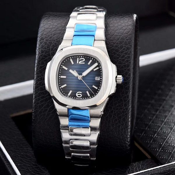 

brand women's 32mm fashion classic stainless steel strap quartz lady nautilus women womens watch watches, Slivery;brown