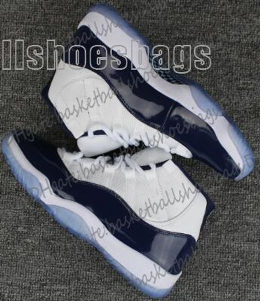

2020 quality high authentic 11 midnight blue sneakers classic style basketball shoes designer trainers