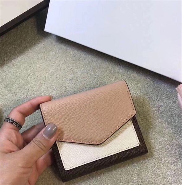 

дизайнер luxury wallet кожи высокого качества стандартный бумажники короткие cfy2002223, Red;black